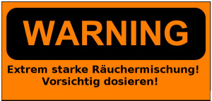 Räuchermischung Warning